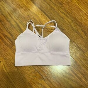 NVGTN Lavender Purple Flourish Sports Bra Medium